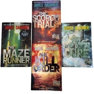 James Dashner
Set Of 4 Books Maze Runner
Scorch Trials
 Death Cure
Kill Order